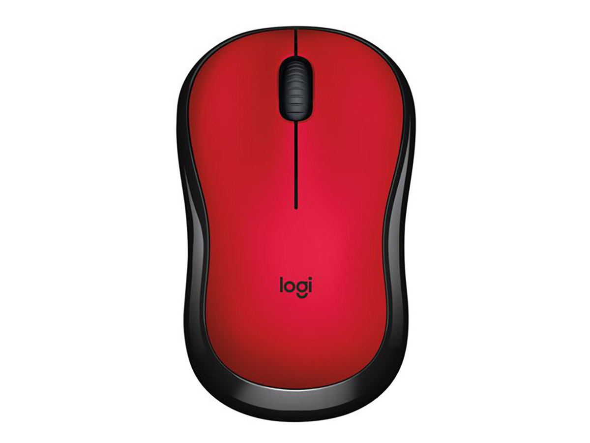 Мышь беспроводная Logitech M220, 1000dpi, Wireless/USB, Красный 910-004897