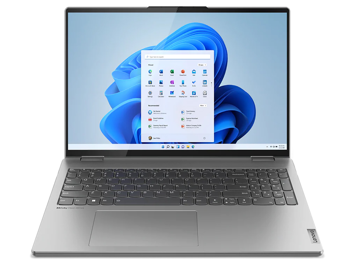   Alt Del Ноутбук Lenovo Yoga 7 16IAP7 82QG001FRK (16, Core i5 1240P, 8Gb/ SSD 256Gb, Iris Xe Graphics eligible) Серый