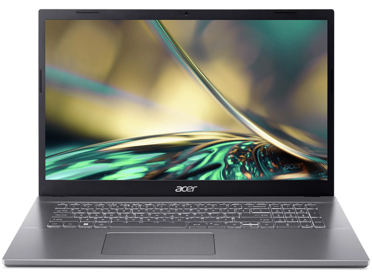  Ноутбук Acer Aspire 5 A517-53G-563F NX.K66ER.006 (17.3, Core i5 1235U, 16Gb/ SSD 512Gb, GeForce® MX550) Серый