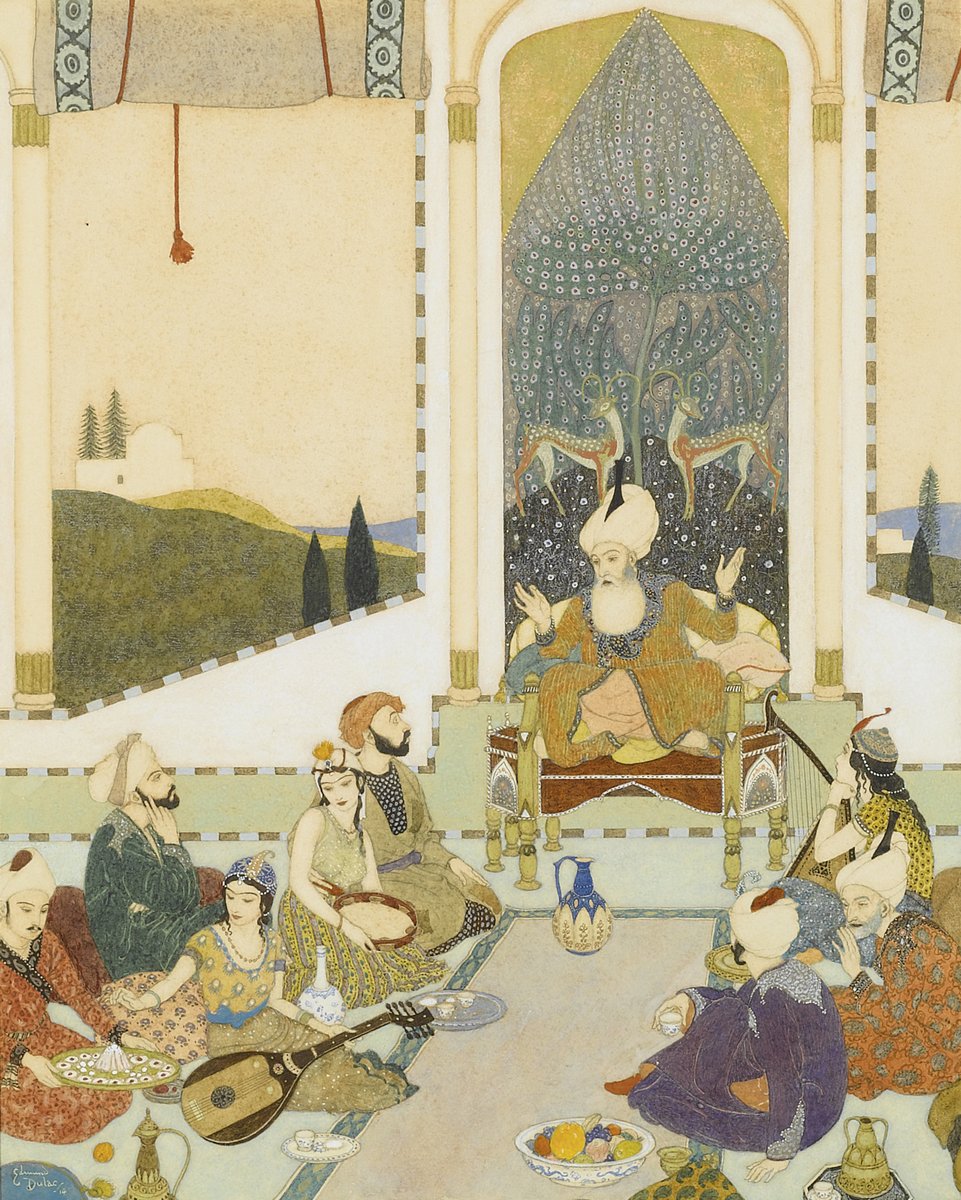 Эдмунд Дюлак иллюстрации арабские