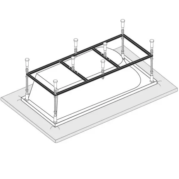 Каркас для ванны «Vagnerplast» 150/70