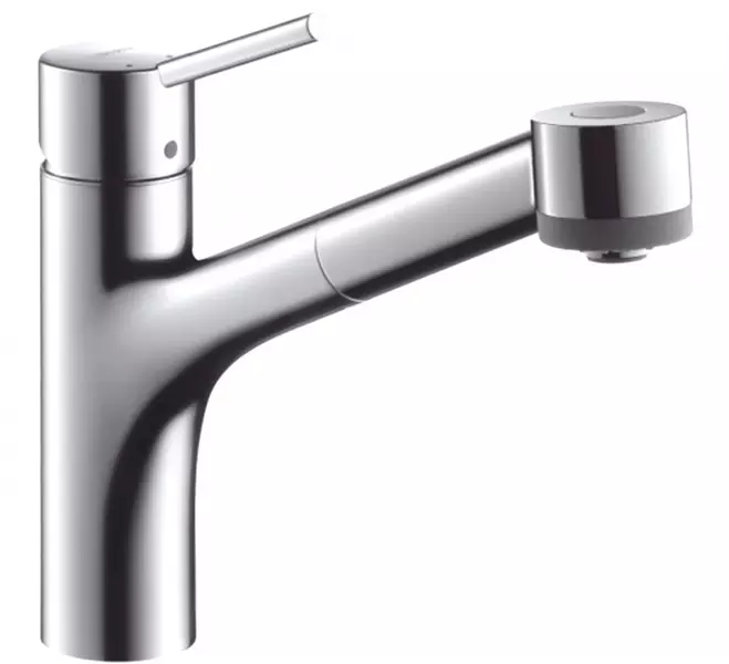 Смеситель для кухонной мойки «Hansgrohe» Talis S 32841000 с выдвижным изливом хром