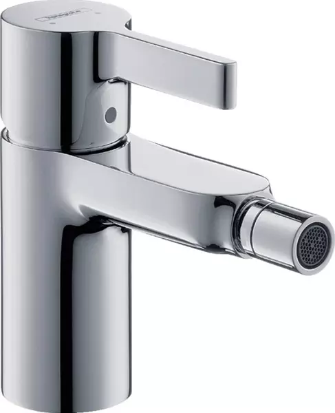 Смеситель для биде «Hansgrohe» Metris S 31261000 с донным клапаном хром