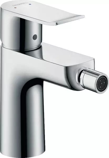 Смеситель для биде «Hansgrohe» Metris 31280000 с донным клапаном хром