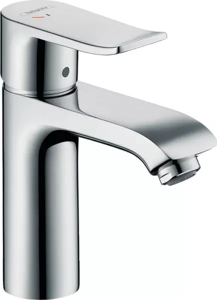 Смеситель для раковины «Hansgrohe» Metris 31121000 с донным клапаном хром