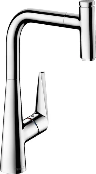 Смеситель для кухонной мойки «Hansgrohe» Talis Select S 72821000 с выдвижным изливом хром