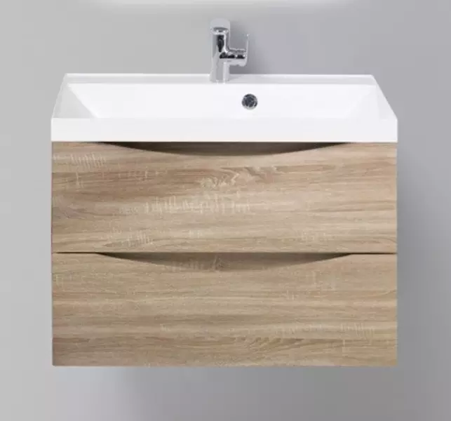 Тумба с раковиной «Belbagno» Marino 70 (BB700/450-LV-MR-AST) подвесная Rovere Bianco