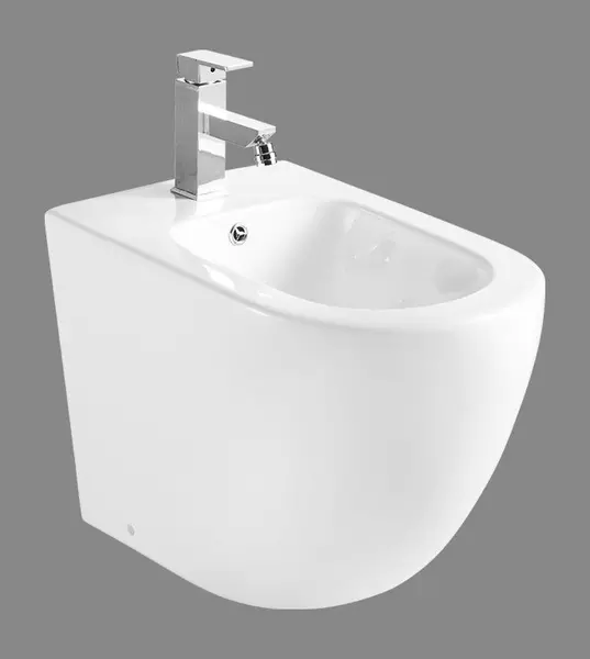   Блюмарт Напольное биде «Belbagno» Sfera-R BB2141B белое без крышки