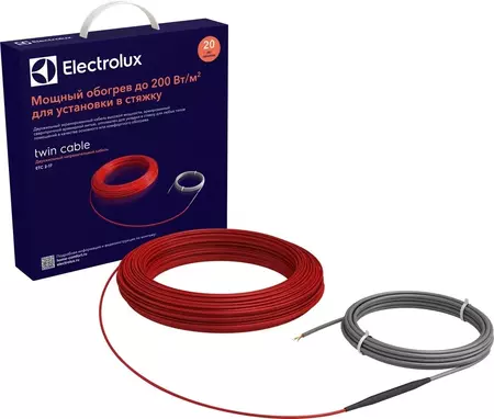 Теплые полы Электрический теплый пол «Electrolux» Twin Cable ETC 2-17-1500