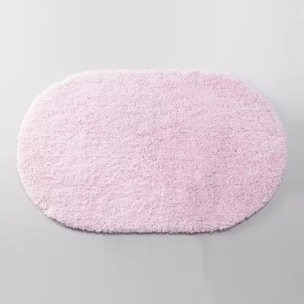 Коврик для ванной «WasserKRAFT» Dill BM-3947 100/60 резина, микрофибра Barely Pink