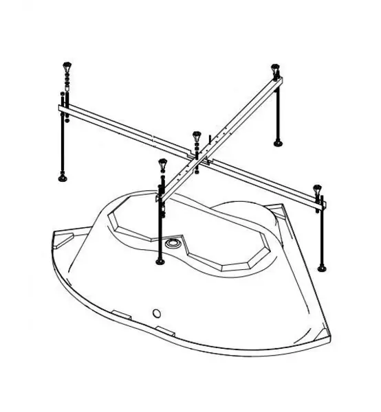 Каркас под ванну «Triton» усиленный (для угловых ванн) 160