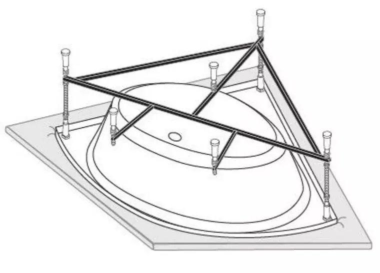 Каркас для ванны «Vagnerplast» 150/150