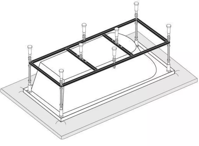 Каркас для ванны «Vagnerplast» 170/70