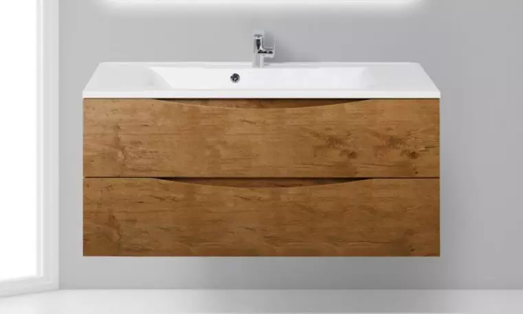 Тумба с раковиной «Belbagno» Marino 110 (BB1100/450-LV-MR-PR 110/45) подвесная Rovere Nature