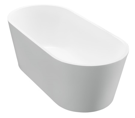 Ванна акриловая «Belbagno» BB71-1500-Bianco 150/75 с белым сливом с ножками с сифоном белая