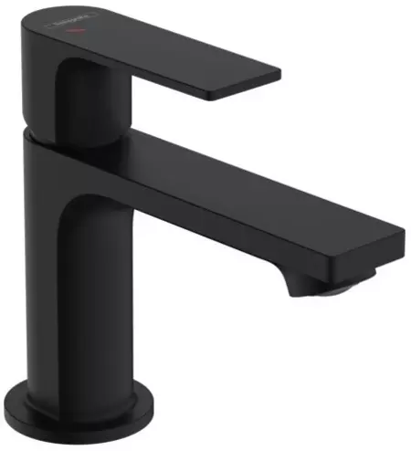 Смеситель для раковины «Hansgrohe» Rebris E 72553670 с донным клапаном чёрный матовый