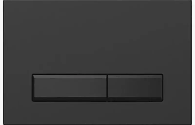 Кнопка смыва «Urbatec» F6MB пластик чёрная матовая