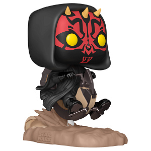 Фигурка Funko POP Rides Star Wars Episode I: The Phantom Menace 25th – Darth Maul on Bloodfin Speeder Bobble-Head (705) (76014 ) (9,5 см)