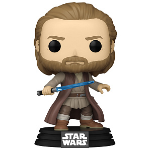 Фигурка Funko POP Star Wars: Obi-Wan Kenobi S2 - Obi-Wan Kenobi (Battle Pose) (629) (67584)