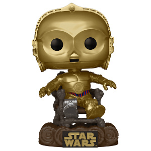 Фигурка Funko POP Star Wars: Ep 6 40th - C-3PO in chair (609) (70744)