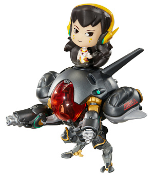 Фигурка Overwatch: Cute But Deadly – D.Va With Meka Carbon Fiber (8 см)