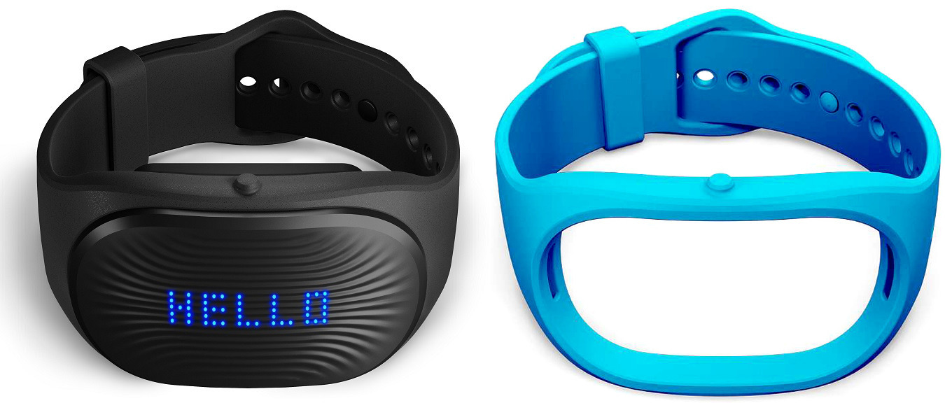 Фитнес-браслет Healbe GoBe 2 + ремешок (Black/Blue)