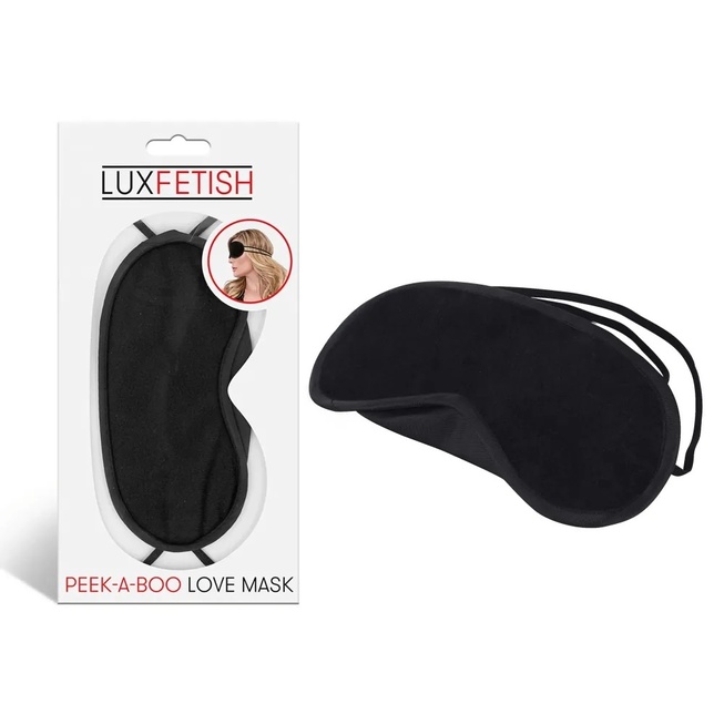  Маска на Глаза Peek-a-Boo Love Mask, черная