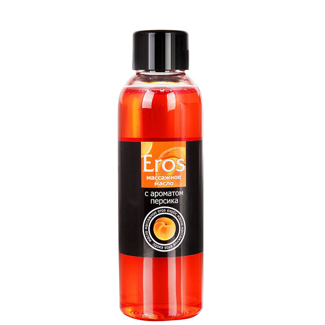 Лосьоны/Гели  IntimShop Согревающий массажный гель Bioritm Eros Exotic Персик, 75 мл