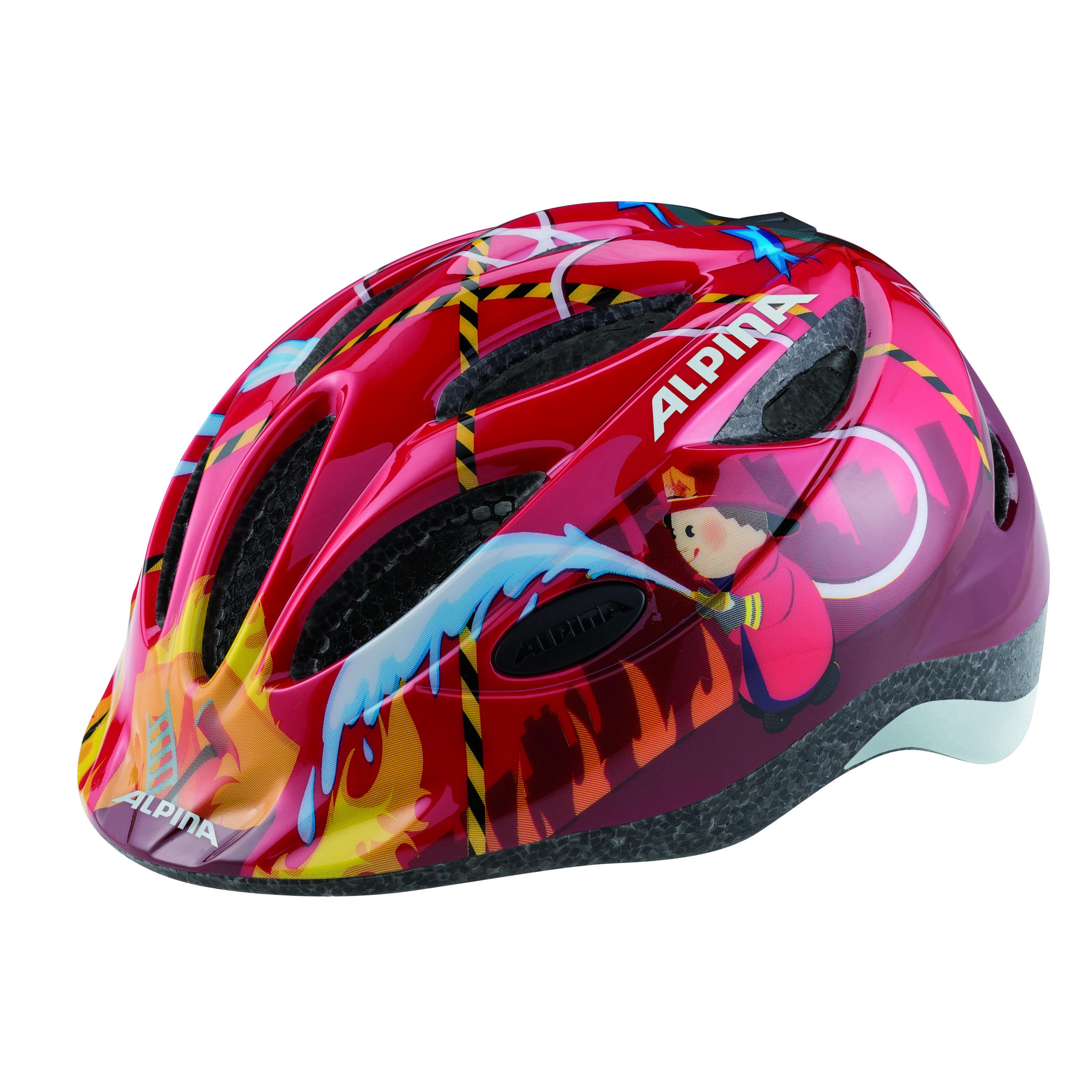 Велошлем Alpina 2018 Gamma 2.0 Red Firefighter