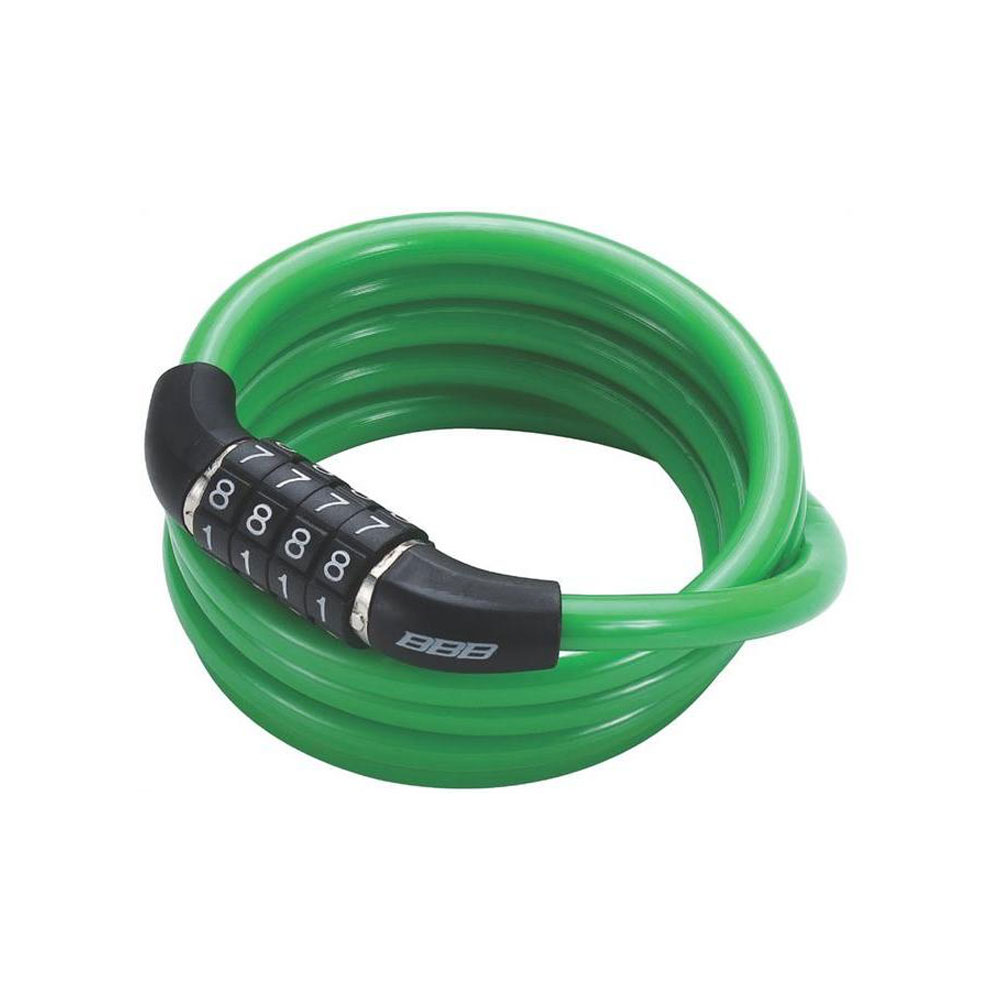 Замок Велосипедный Bbb Quickcode 8Mm X 1200Mm Coil Cable Green Зеленый