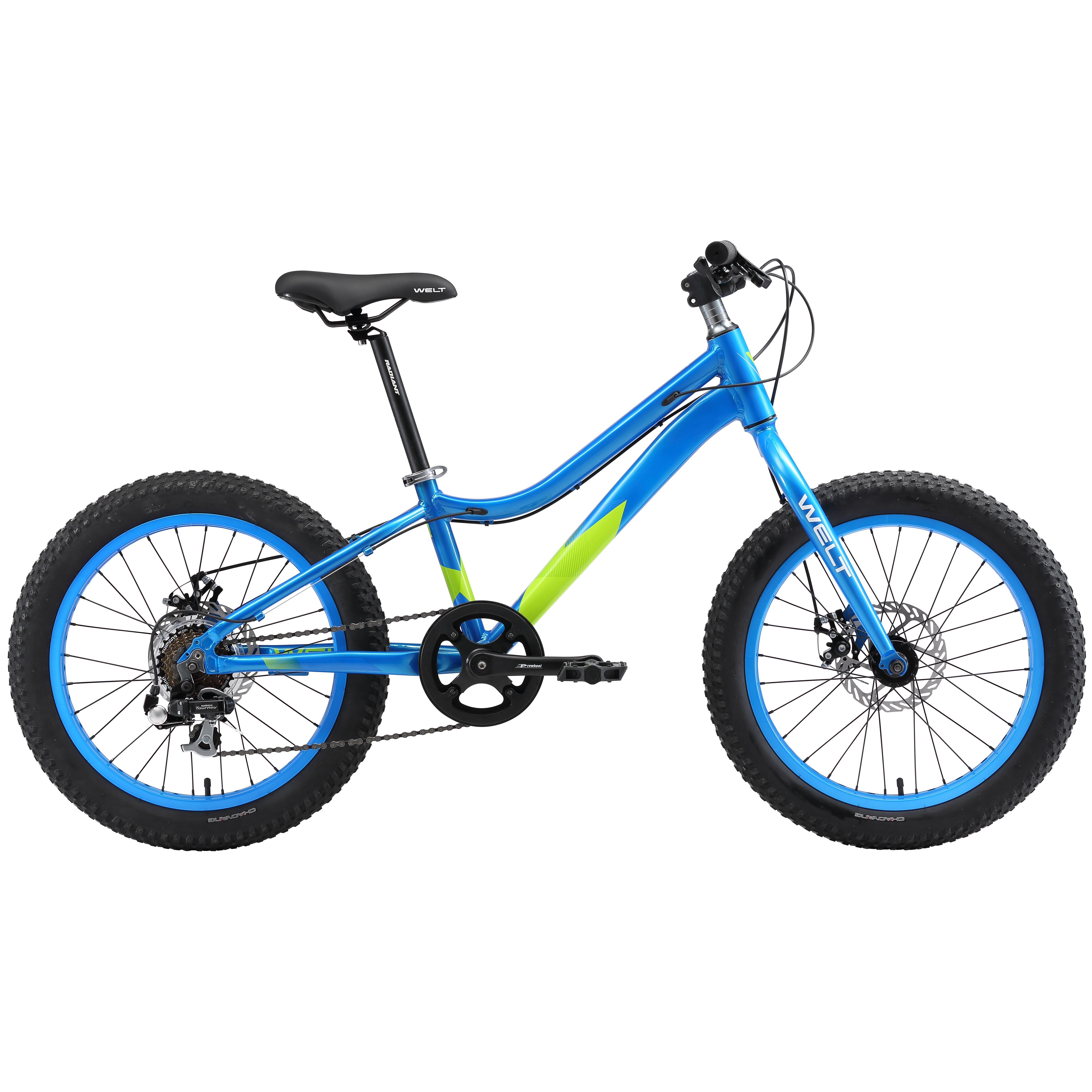Велосипед Welt 2018 Fat Freedom 20 Blue/acid Green