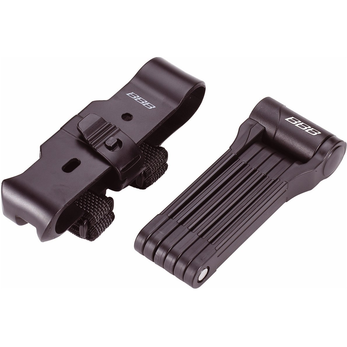 Замки противоугонные  КАНТ Замок Велосипедный Bbb Folding Lock Powerfold With Bracket Черный