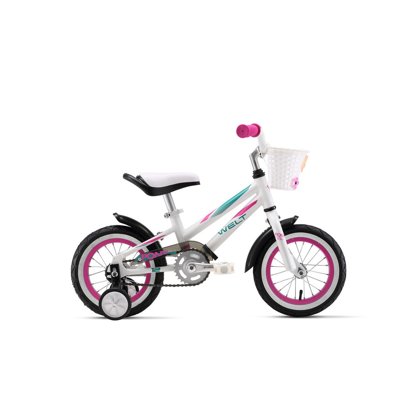 Велосипед Welt 2018 Pony 12 White/purple/mint Green