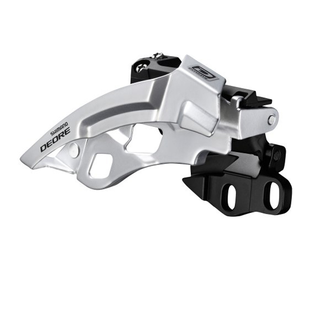 Передний Переключатель Shimano 2017 Deore, M610, Ун. Тяга, Ун. Хомут, Уг.:66-69, Для 40-42T, Хомут 34.9 С Адапт 28.6/31.8