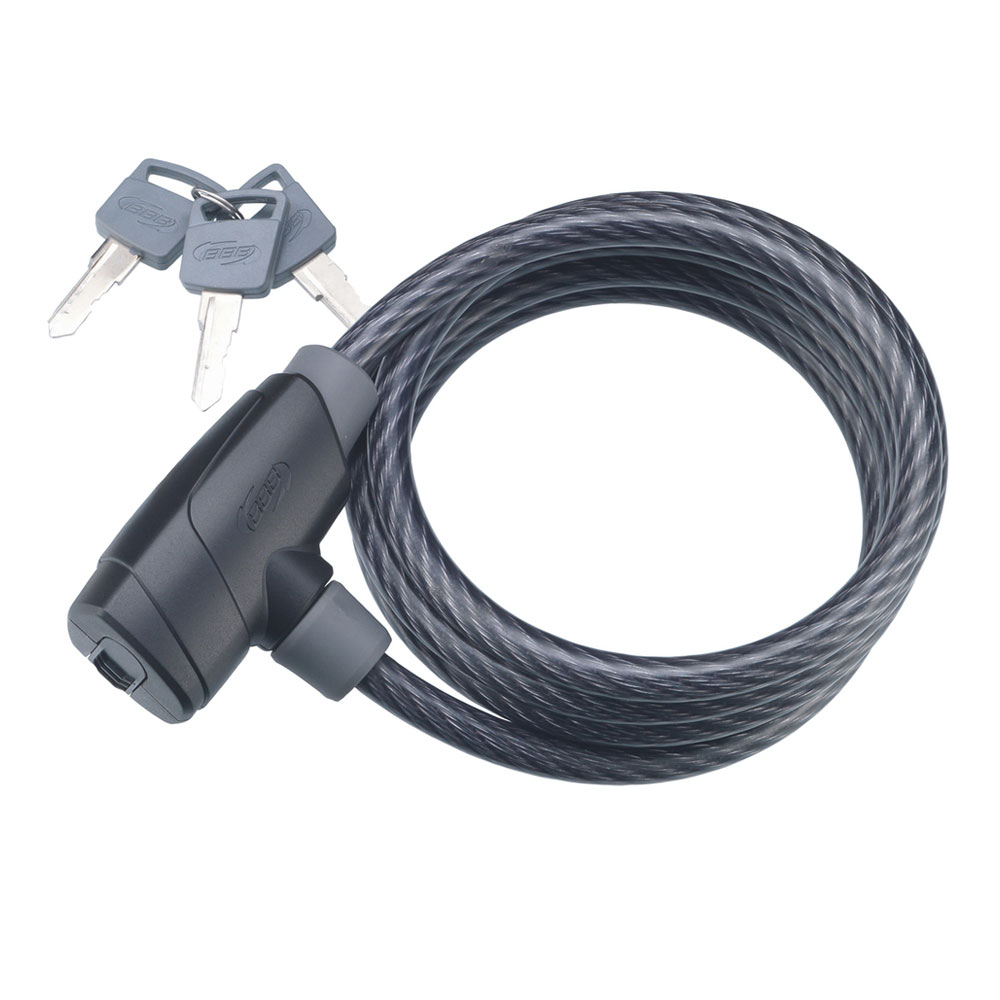 Замки противоугонные Замок Велосипедный Bbb Powersafe  8Mm X 1500Mm Coil Cable