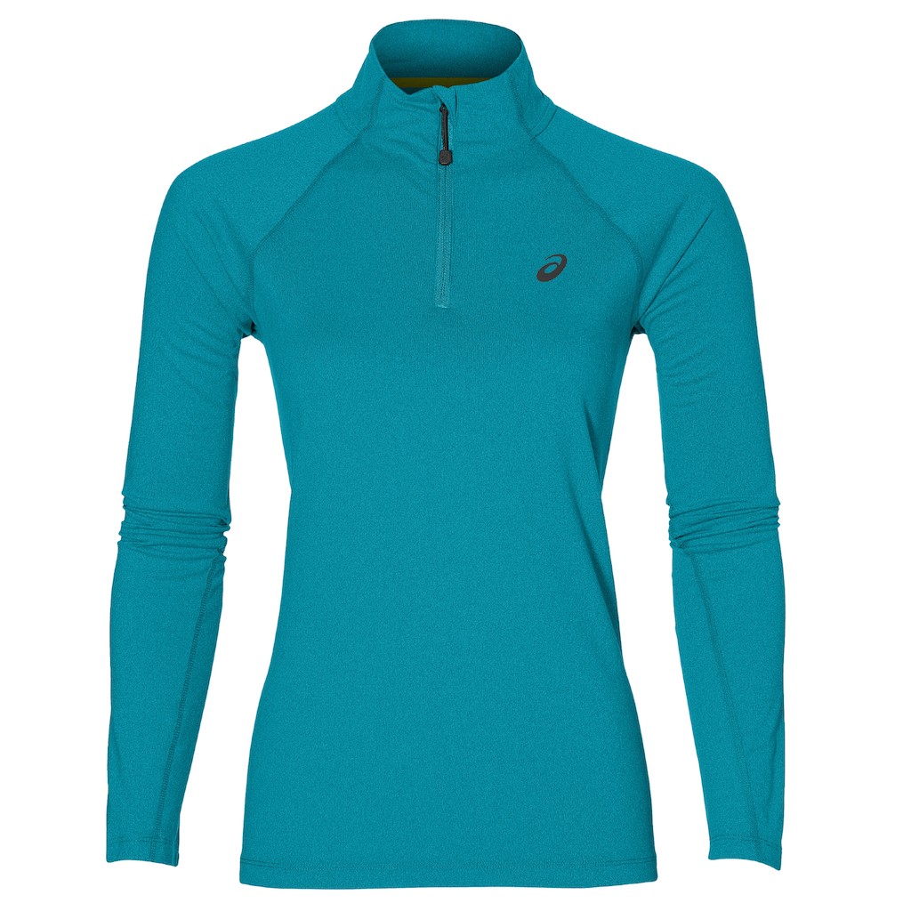 Джерси Беговое Asics 2017-18 Ls 1/2 Zip Jersey Бирюзовый