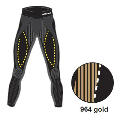 Кальсоны Accapi X-Country Trousers Man Gold ()