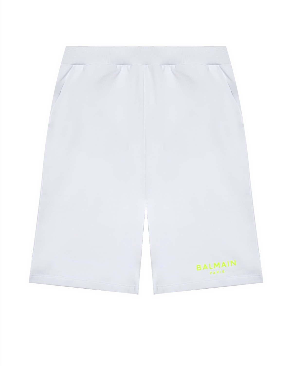 Трикотажные бермуды, белые Balmain