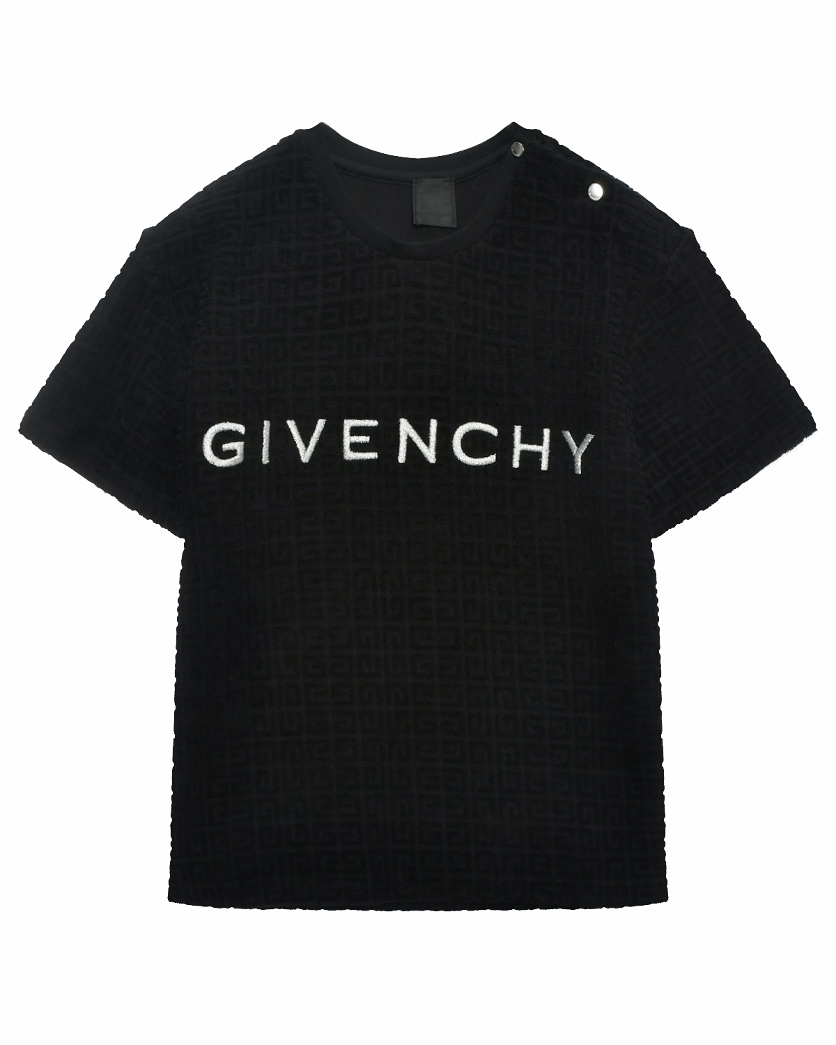 Футболка с лого на груди  Givenchy