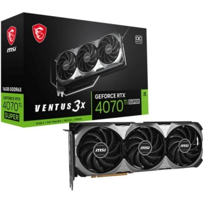   KNS MSI nVidia GeForce RTX 4070 Ti Super 16G Ventus 3X OC