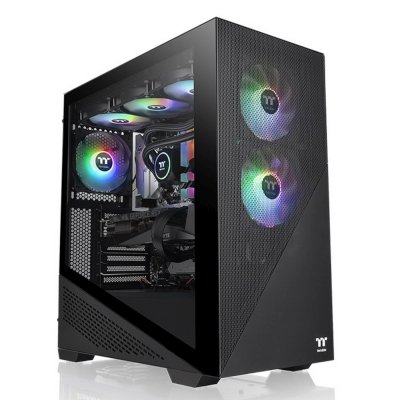 Thermaltake Divider 370 TG ARGB Black