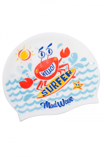 Силиконовая шапочка для плавания Surfer