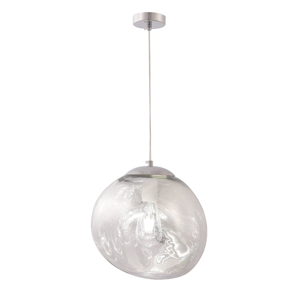 Подвесные светильники  Маркет Света Светильник подвесной Crystal Lux Malaga MALAGA SP1 D280 CHROME