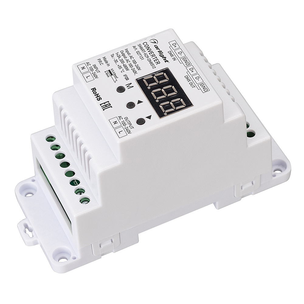 Комплектующие  Маркет Света Конвертер сигнала DMX512 в TRIAC Arlight 027131