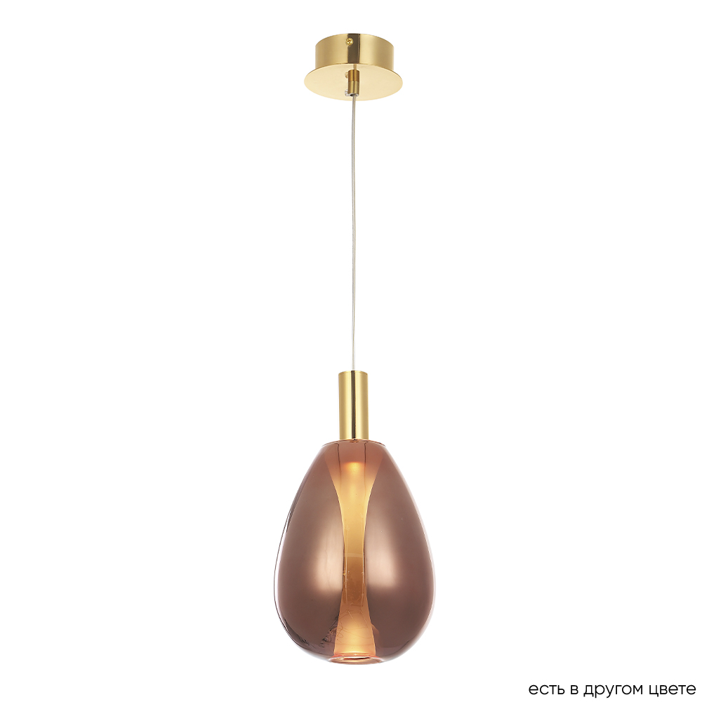 Светильник подвесной Crystal Lux Gaudi GAUDI SP4W LED COPPER