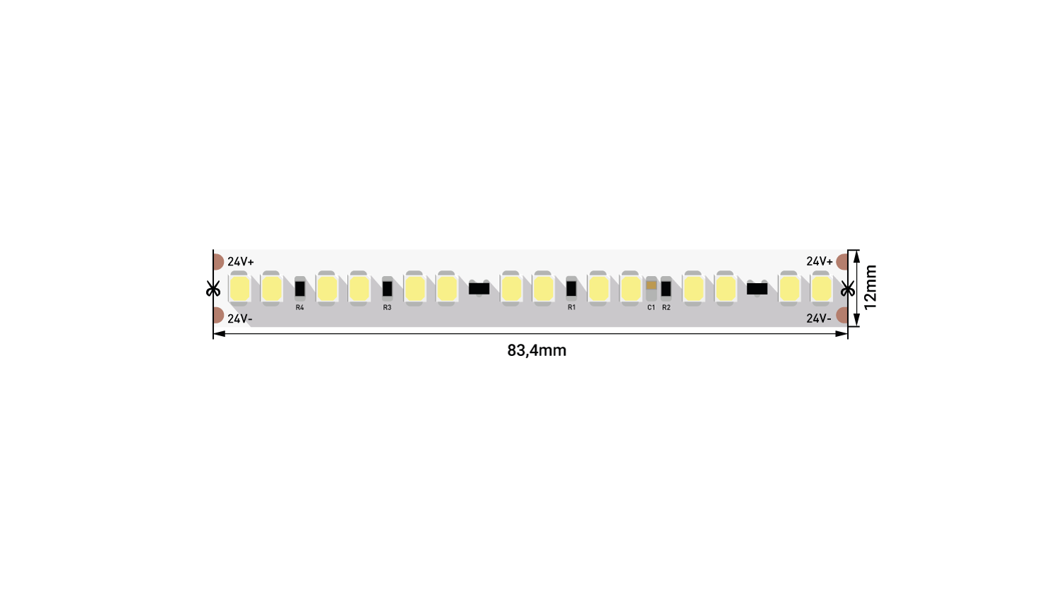 Светодиодные ленты  Маркет Света LED лента SWG DesignLed DSG2168 DSG2168-24-DTW-33