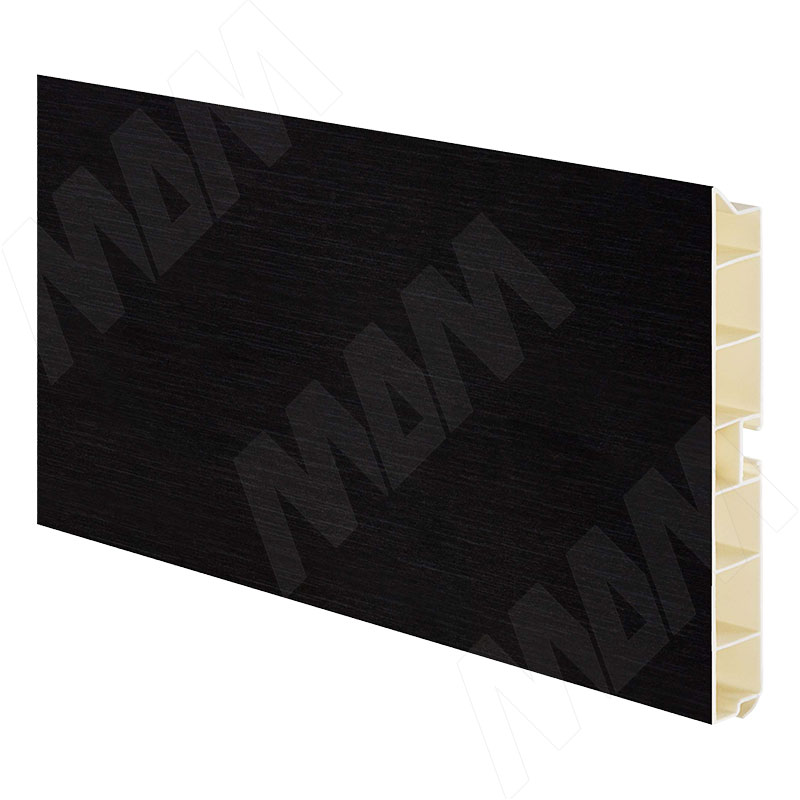 Кухонный цоколь  МДМ-Комплект Цоколь пластиковый (высота 120, длина 4000 мм), черный брашированный (12.0499 4M)