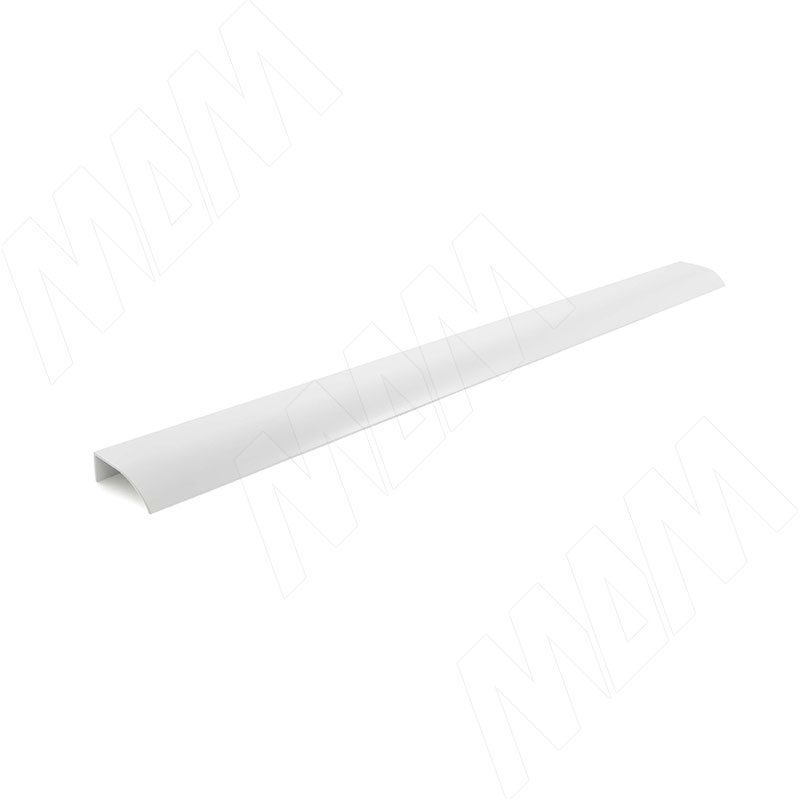 Профиль-ручка 596мм крепление саморезами белый матовый (краска RAL 9003) (PH.RU15.600.WHT)