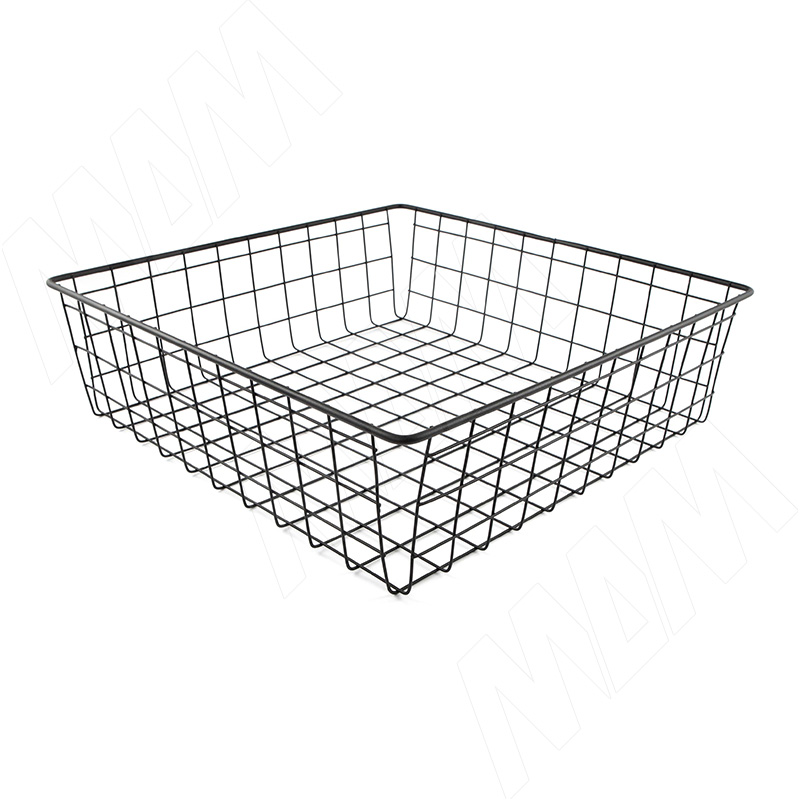 BASE Корзина сетчатая, 120х450х450 мм, черный (КС124545 ЧР)