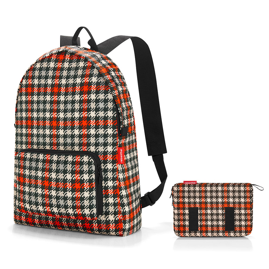 Рюкзак складной Mini maxi glencheck red